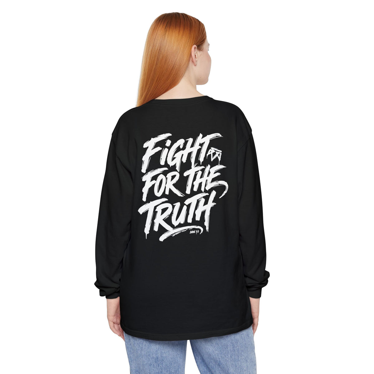 Fight for the Truth — Comfort Colors Long Sleeve T‑Shirt