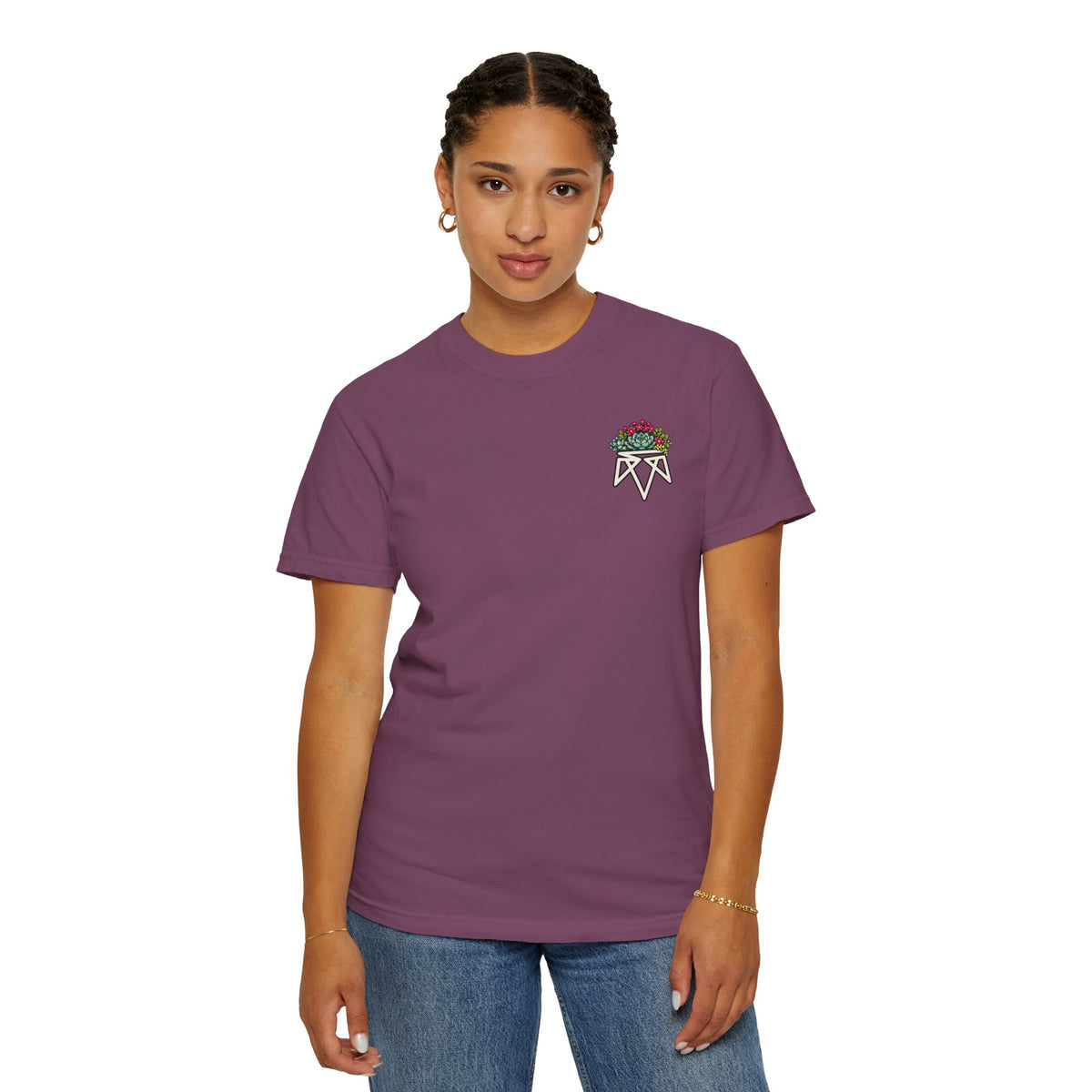 Planted in God's Word T-Shirt — Floral Planter Bible Verse Tee