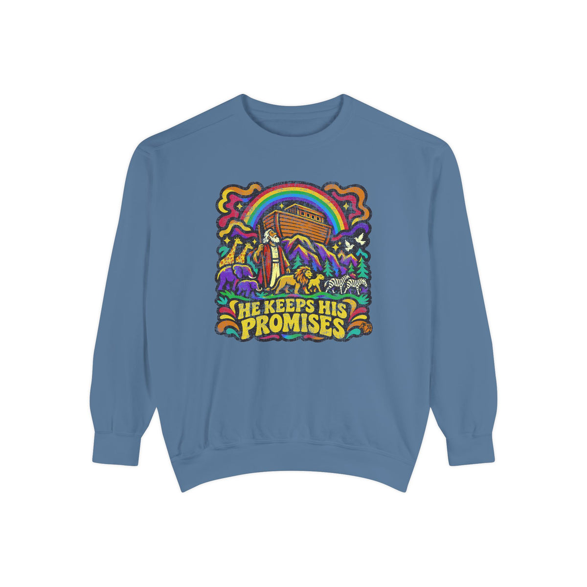 He Keeps His Promises - Comfort Colors Sweatshirt