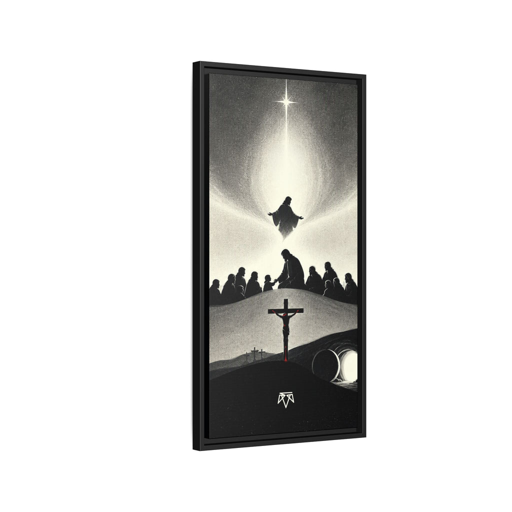 The Journey of Love - Framed Matte Canvas