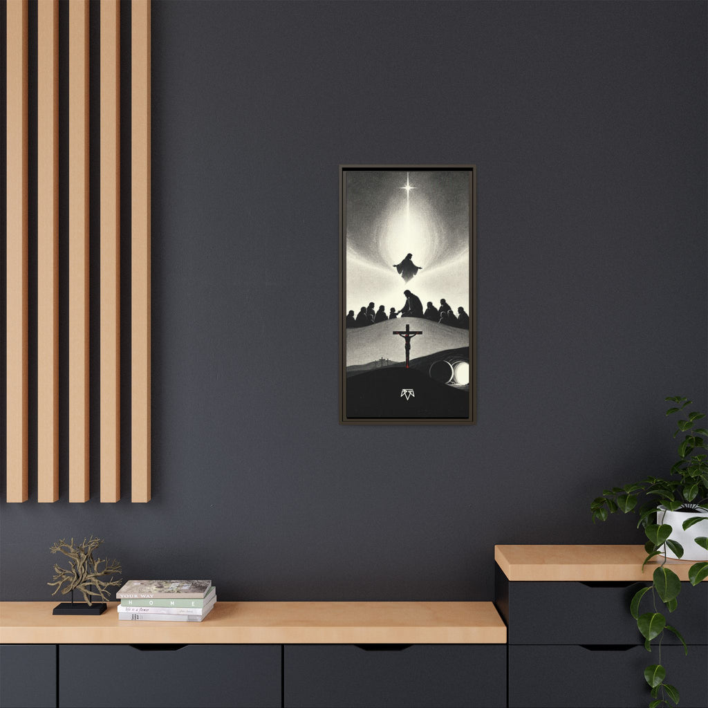 The Journey of Love - Framed Matte Canvas