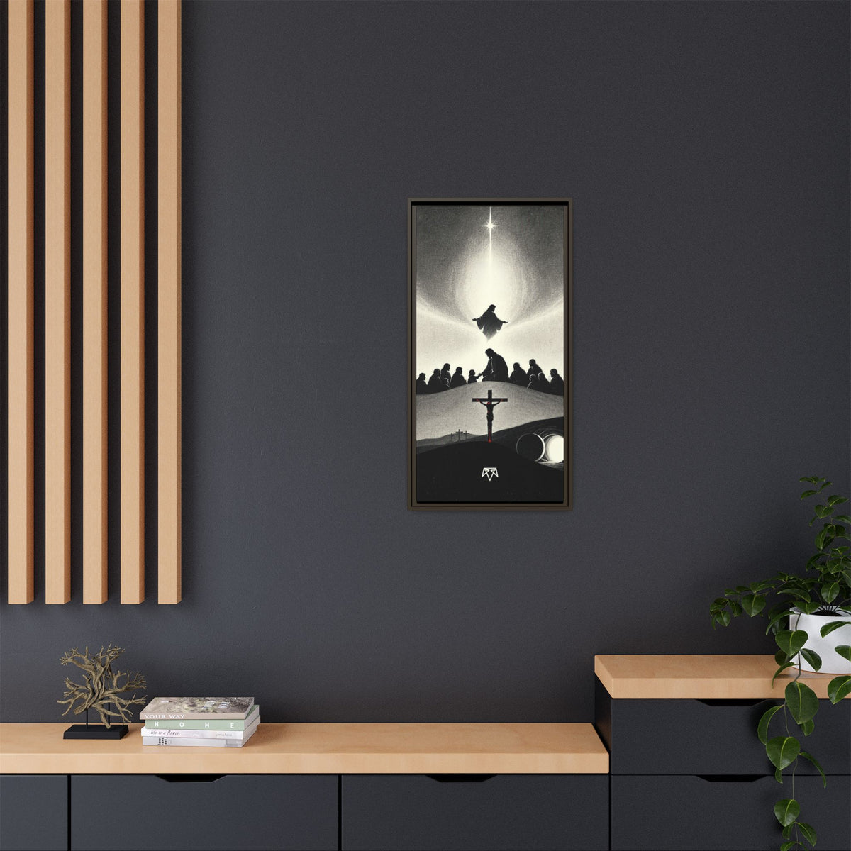 The Journey of Love - Framed Matte Canvas