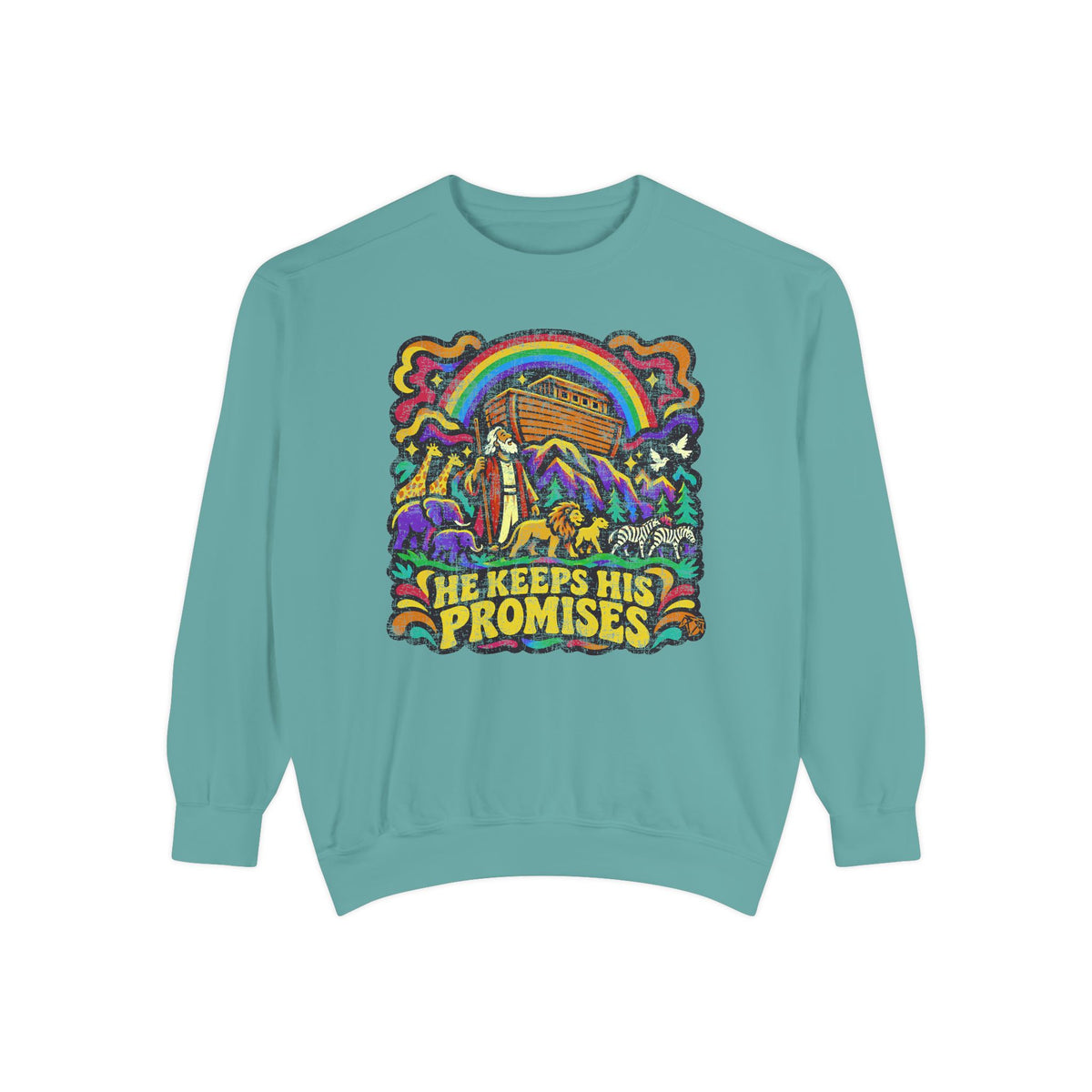 He Keeps His Promises - Comfort Colors Sweatshirt