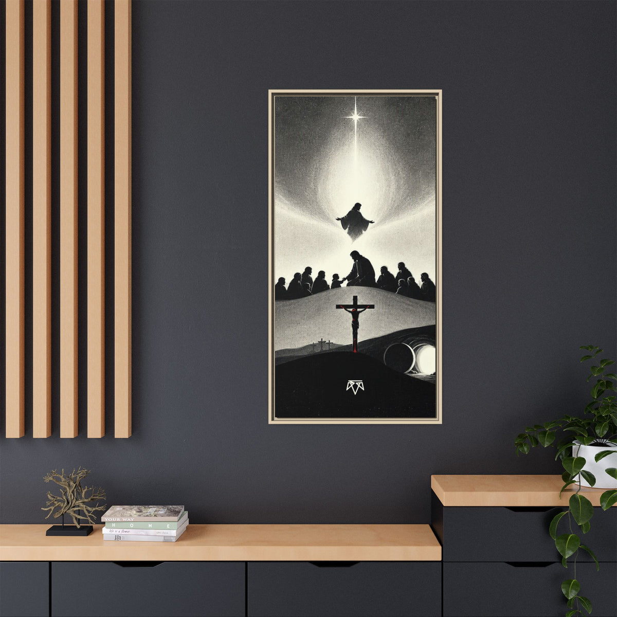 The Journey of Love - Framed Matte Canvas