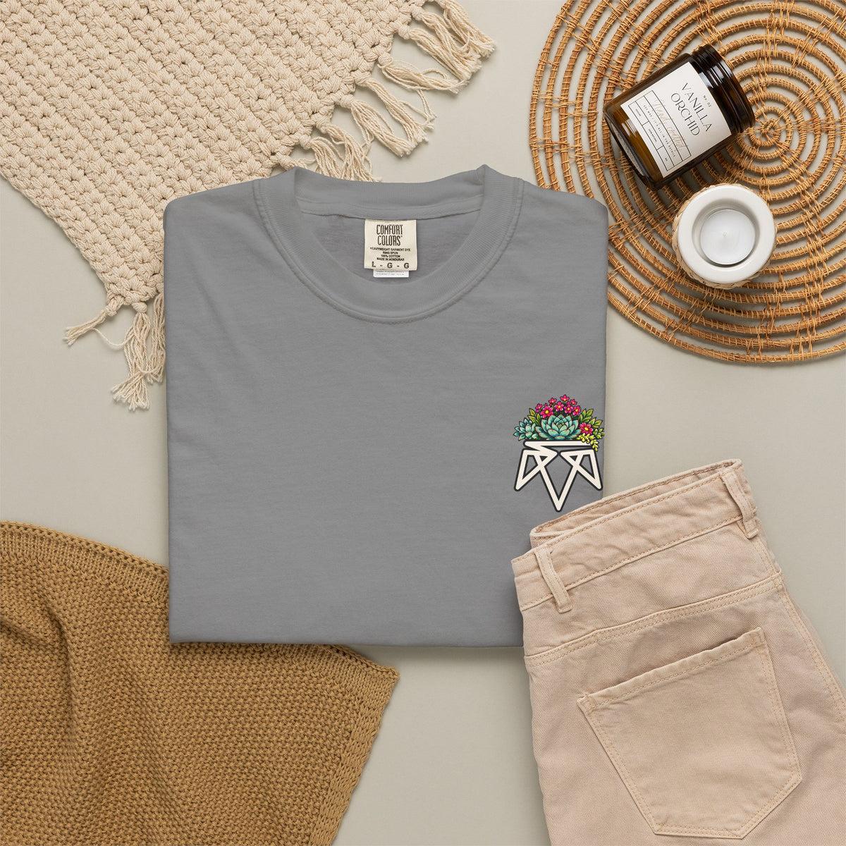 Planted in God's Word T-Shirt — Floral Planter Bible Verse Tee