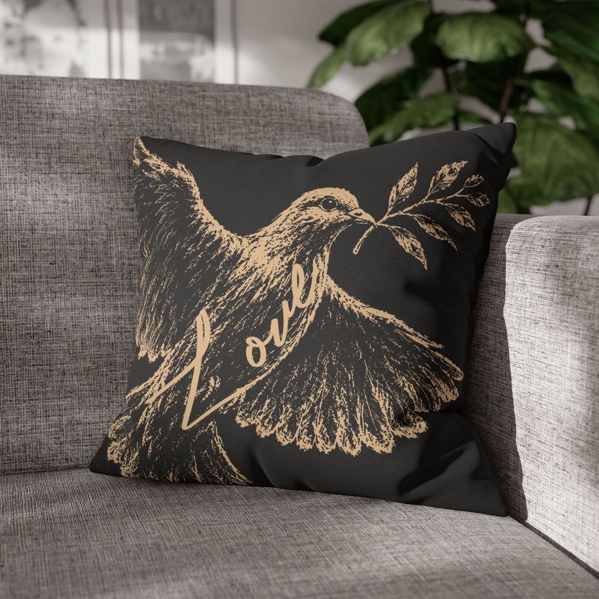 Love Dove – Throw Pillowcase