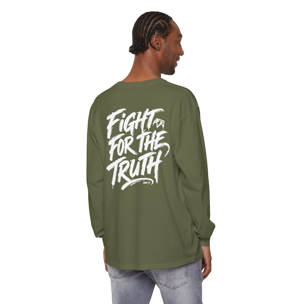 Fight for the Truth — Comfort Colors Long Sleeve T‑Shirt