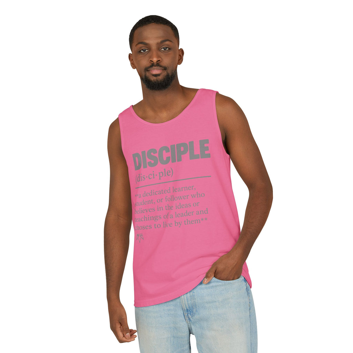 DISCIPLE — Garment-dyed Tank Top
