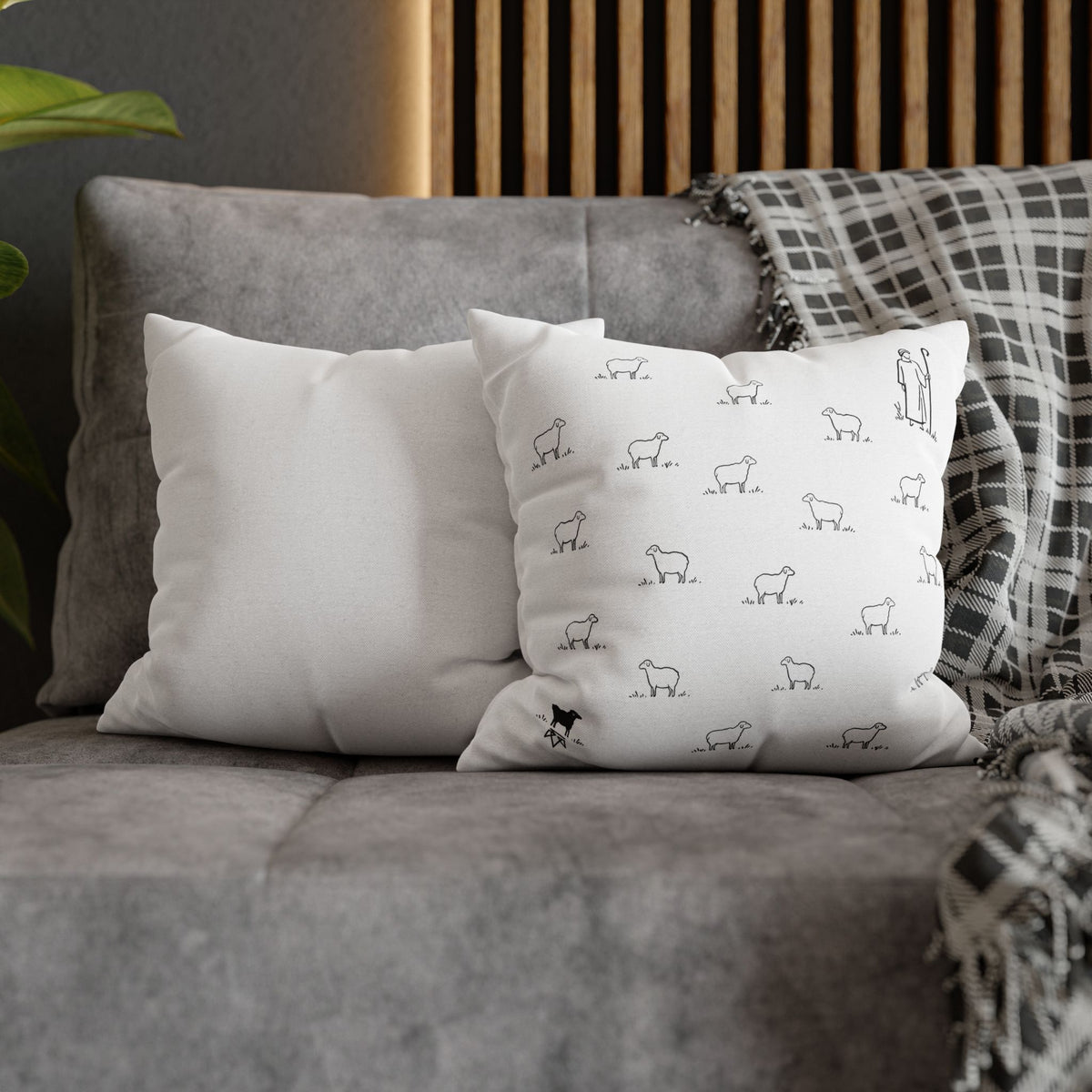 The Shepherd — Throw Pillow