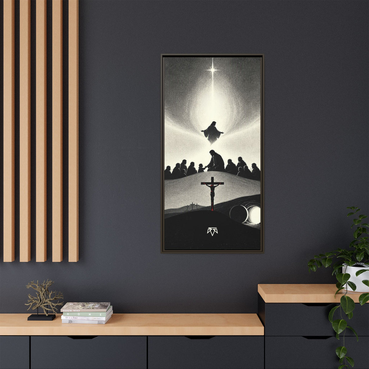 The Journey of Love - Framed Matte Canvas