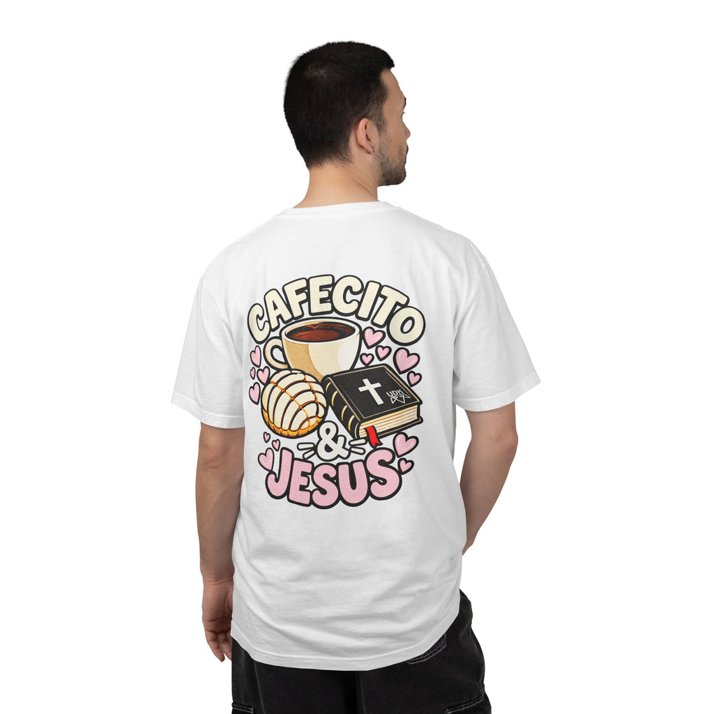 Cafecito & Jesus  — Comfort Colors T Shirt