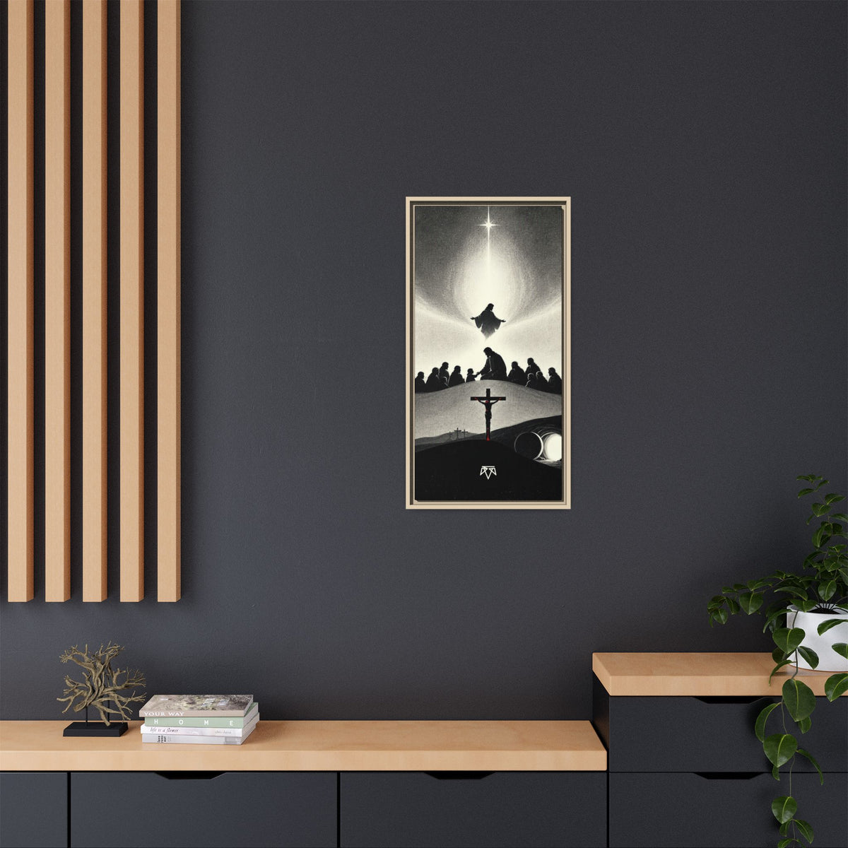 The Journey of Love - Framed Matte Canvas