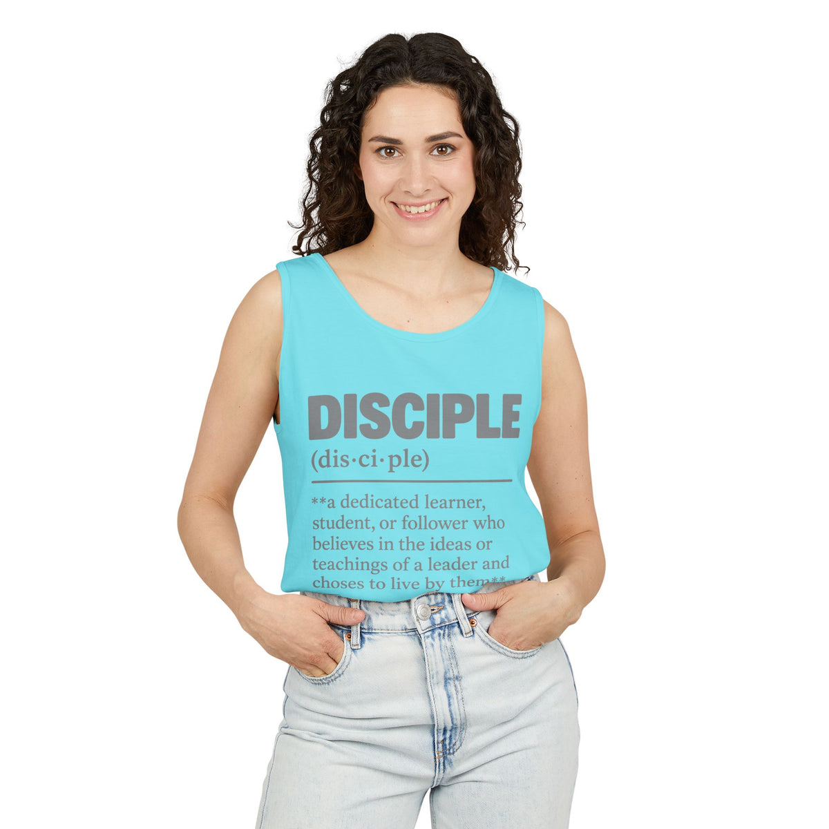 DISCIPLE — Garment-dyed Tank Top