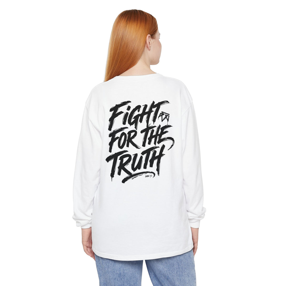 Fight for the Truth — Comfort Colors Long Sleeve T‑Shirt