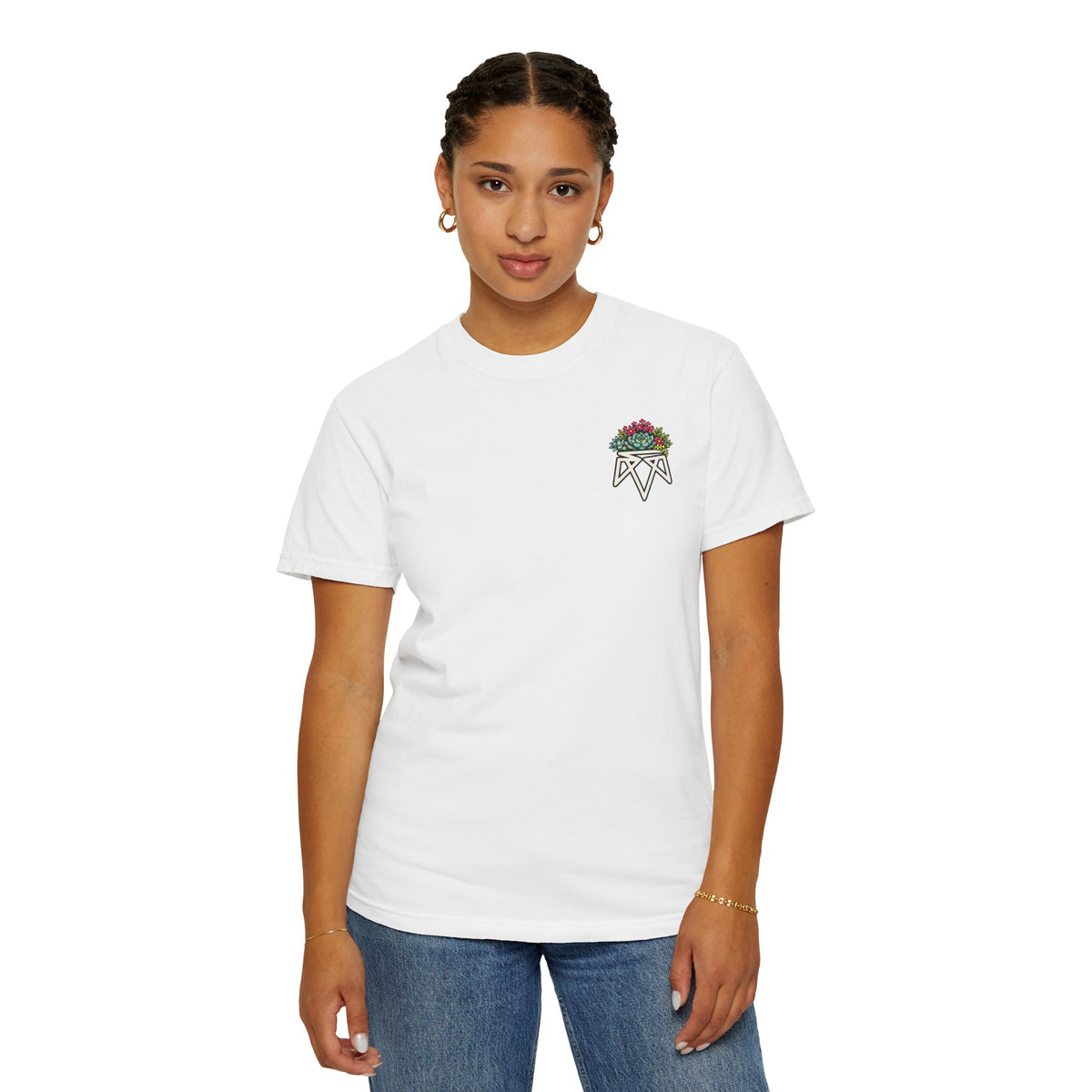 Planted in God's Word T-Shirt — Floral Planter Bible Verse Tee