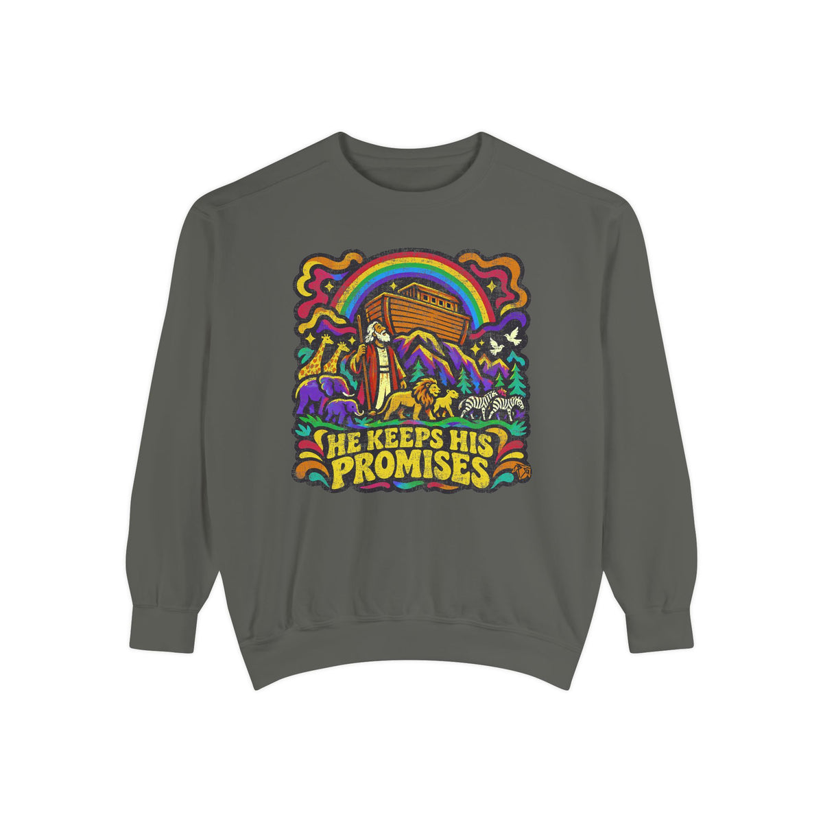 He Keeps His Promises - Comfort Colors Sweatshirt