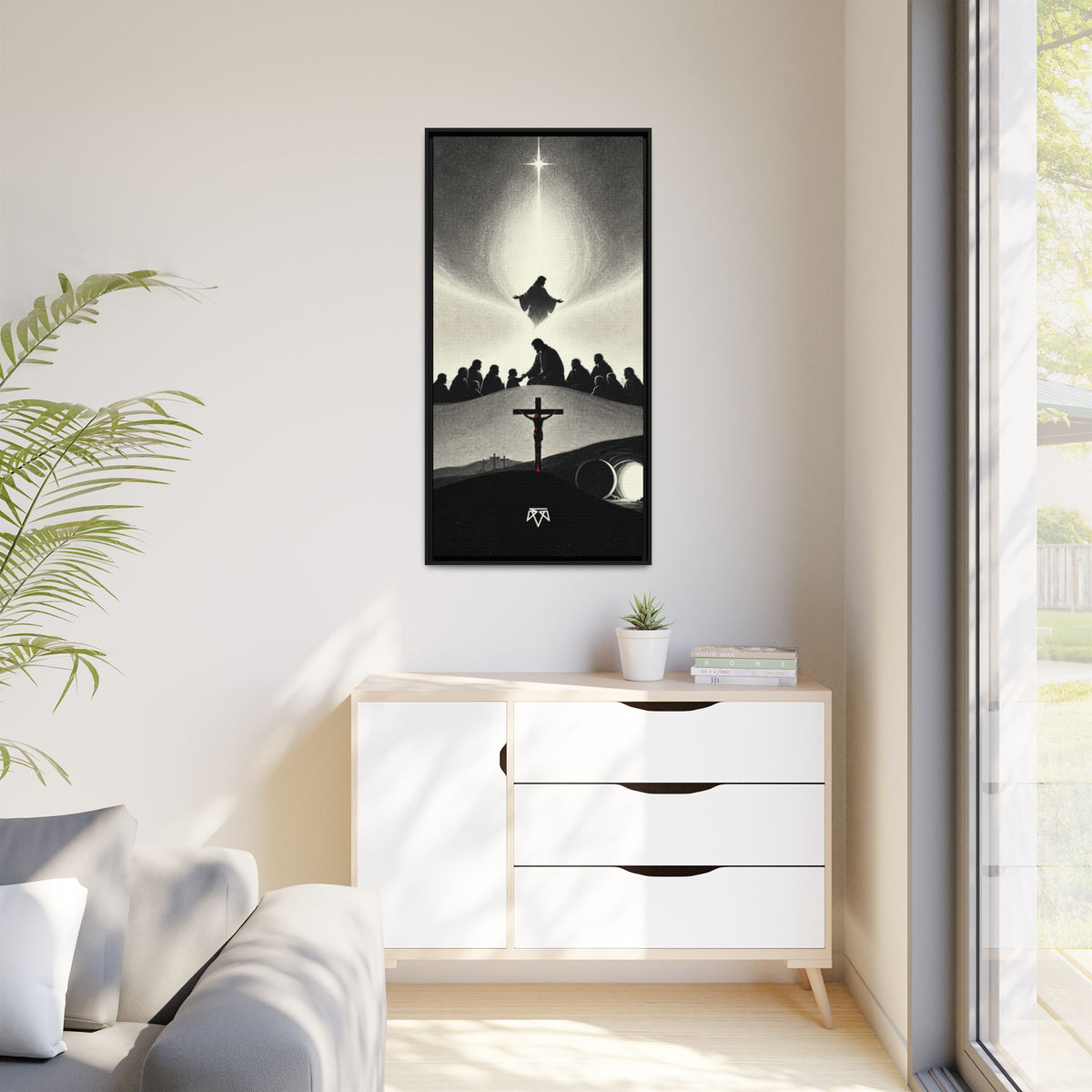 The Journey of Love - Framed Matte Canvas
