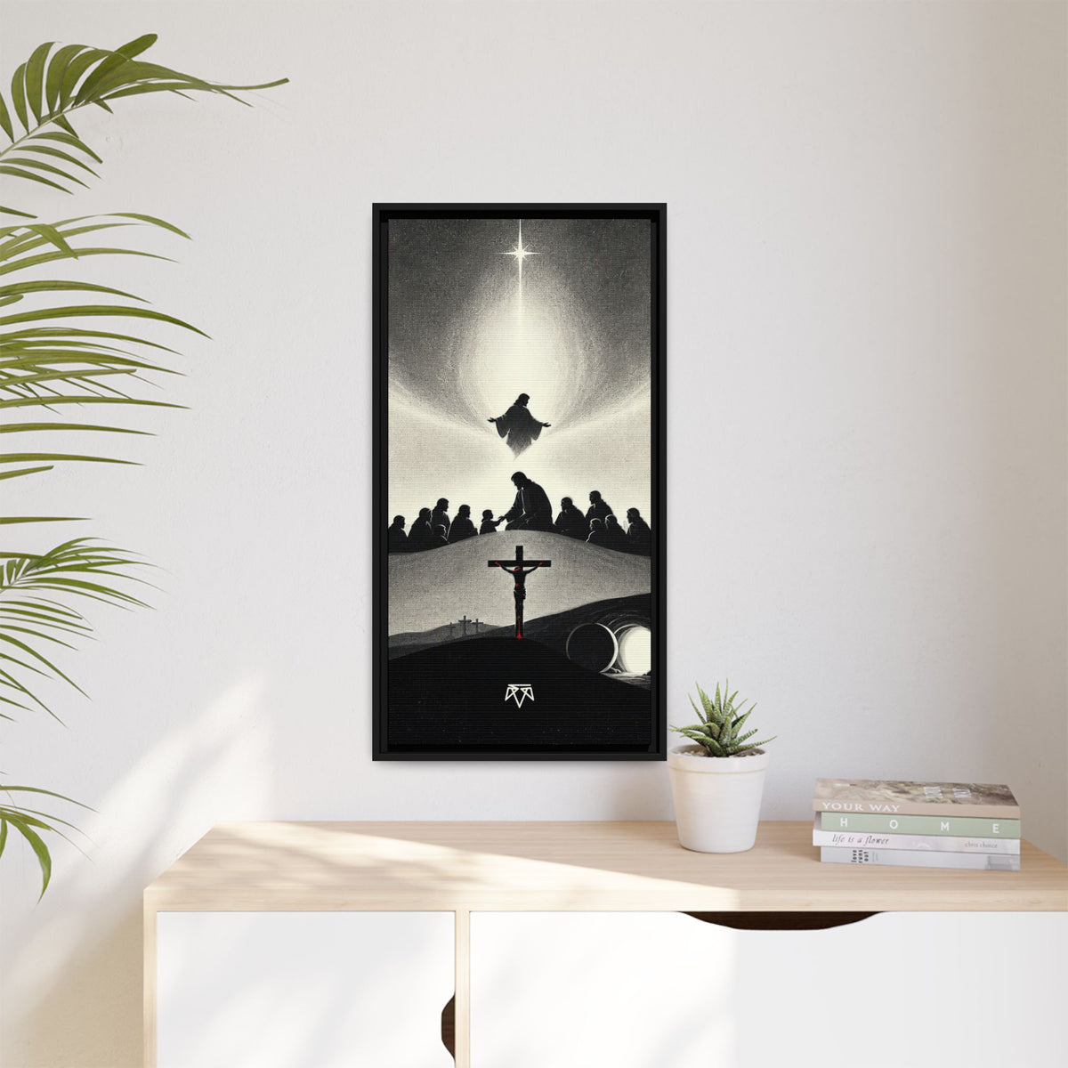 The Journey of Love - Framed Matte Canvas