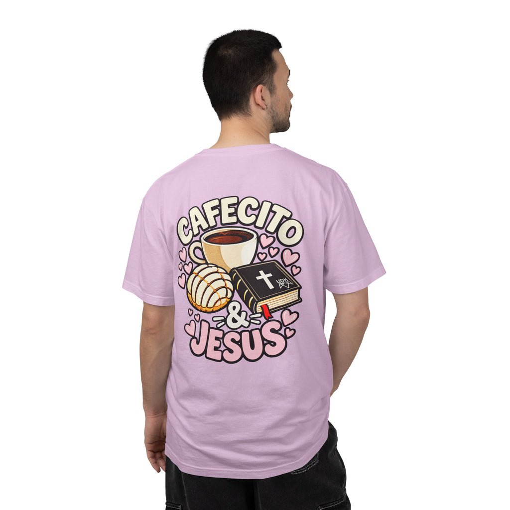 Cafecito & Jesus  — Comfort Colors T Shirt