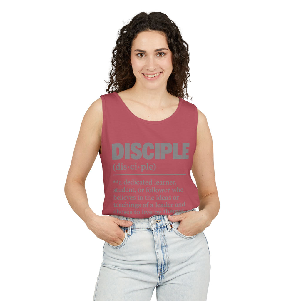 DISCIPLE — Garment-dyed Tank Top