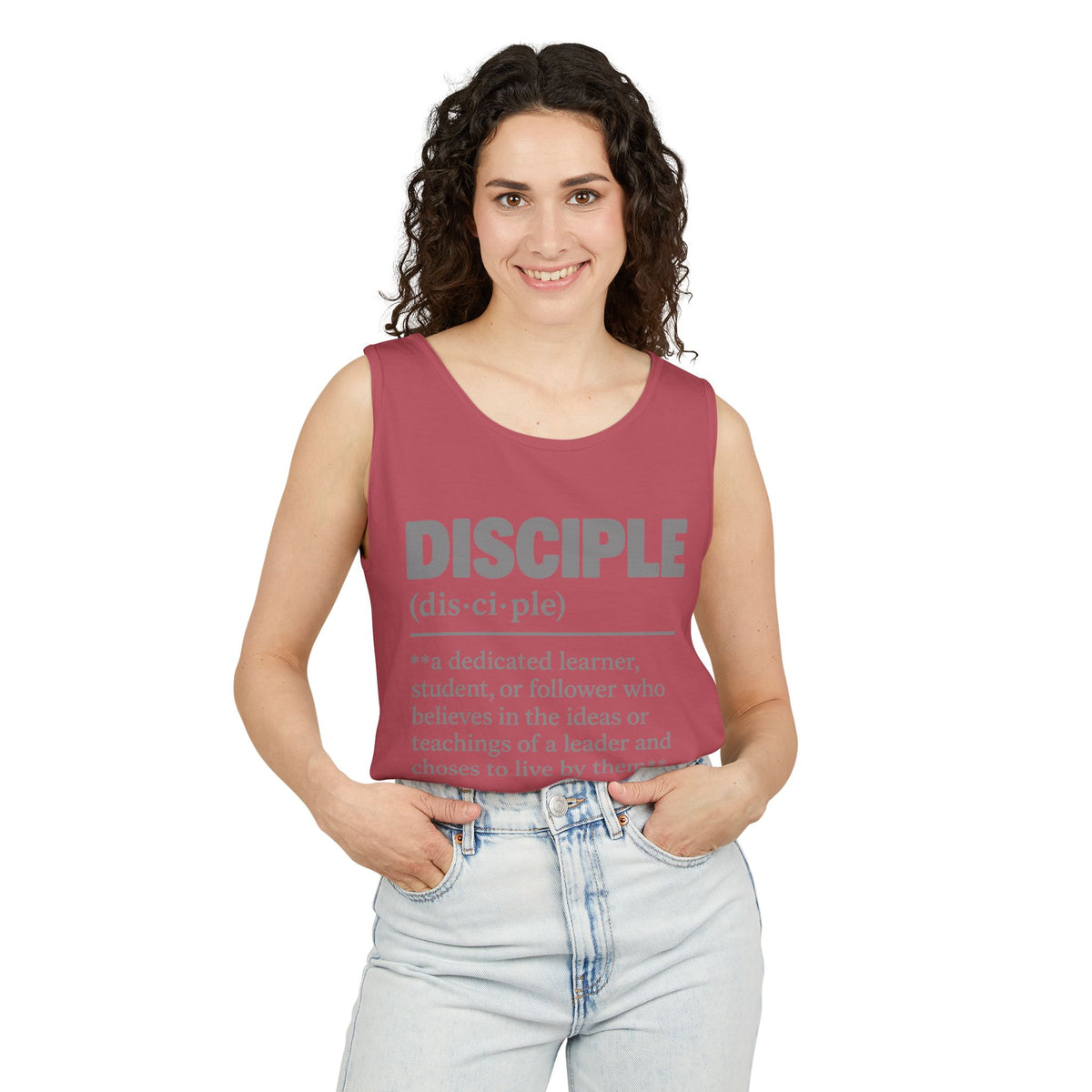 DISCIPLE — Garment-dyed Tank Top