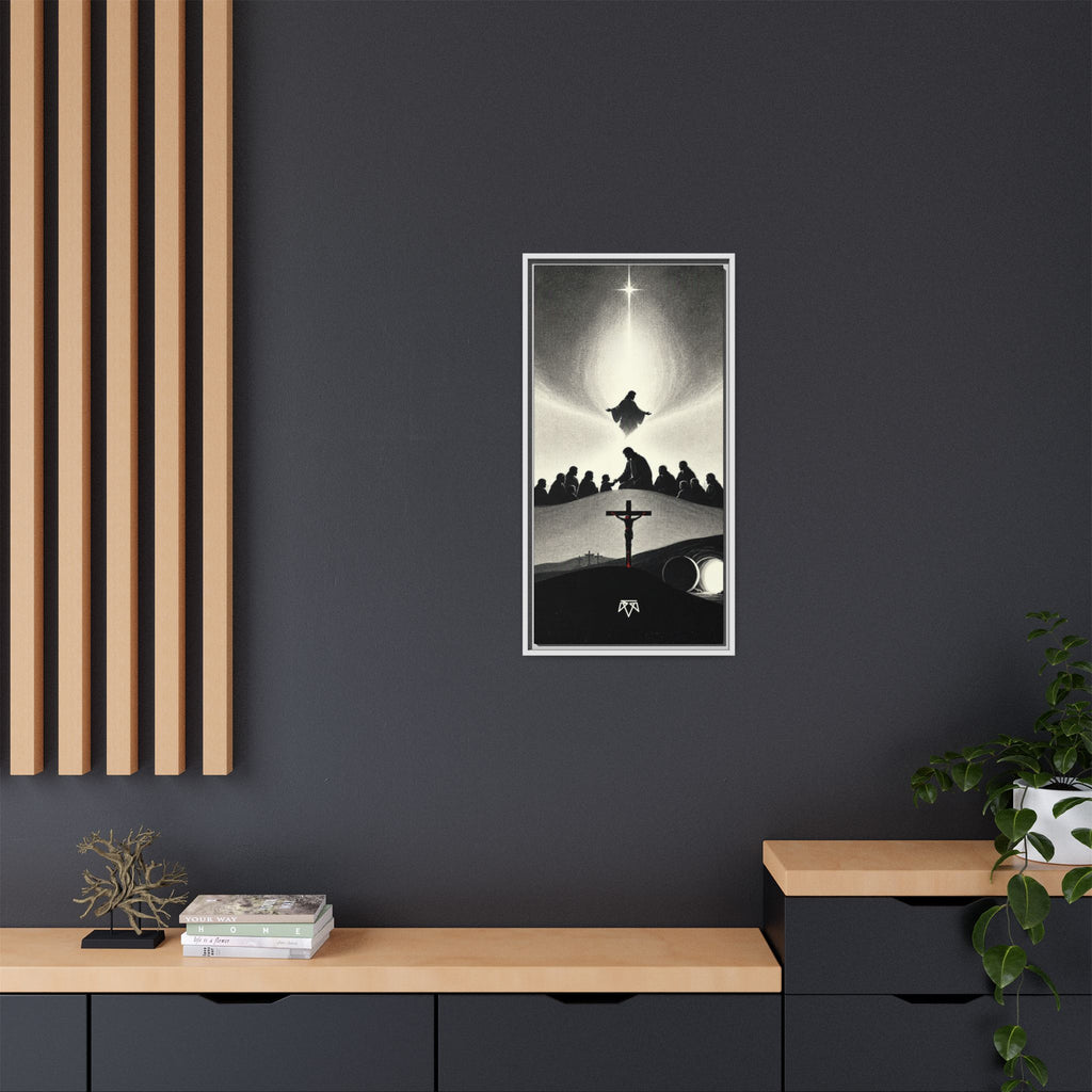 The Journey of Love - Framed Matte Canvas