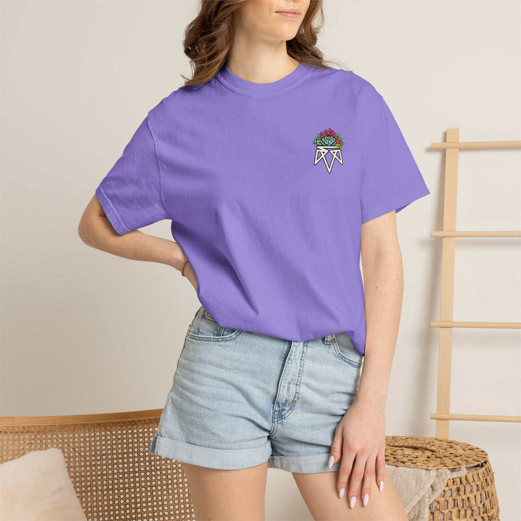 Planted in God's Word T-Shirt — Floral Planter Bible Verse Tee