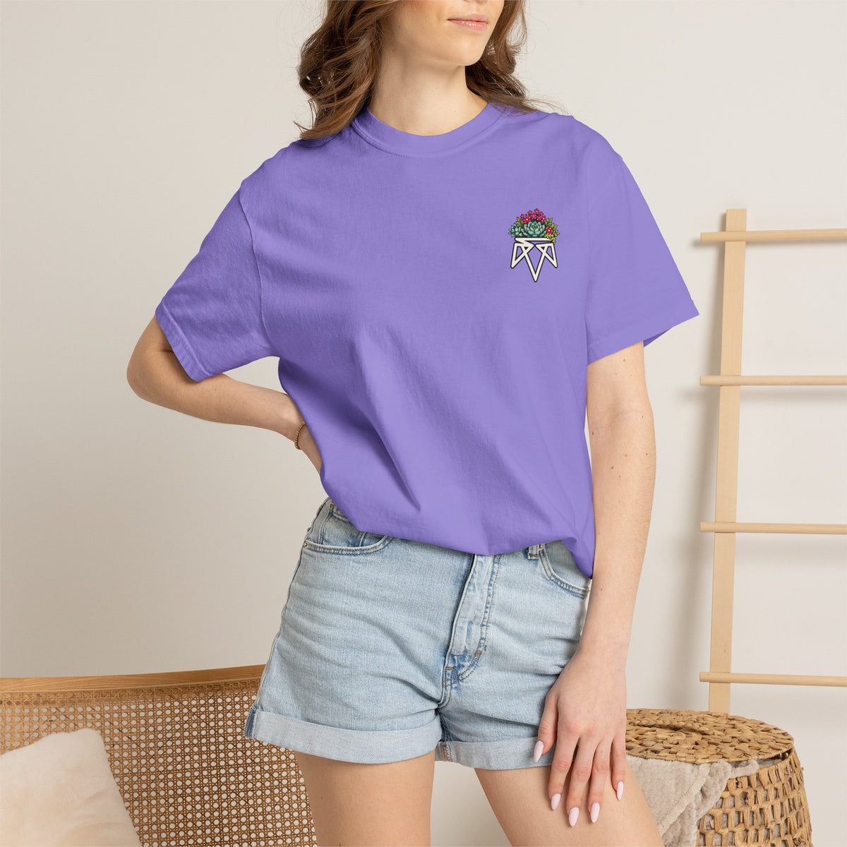 Planted in God's Word T-Shirt — Floral Planter Bible Verse Tee