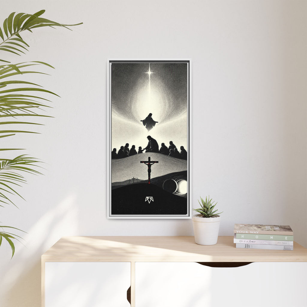The Journey of Love - Framed Matte Canvas