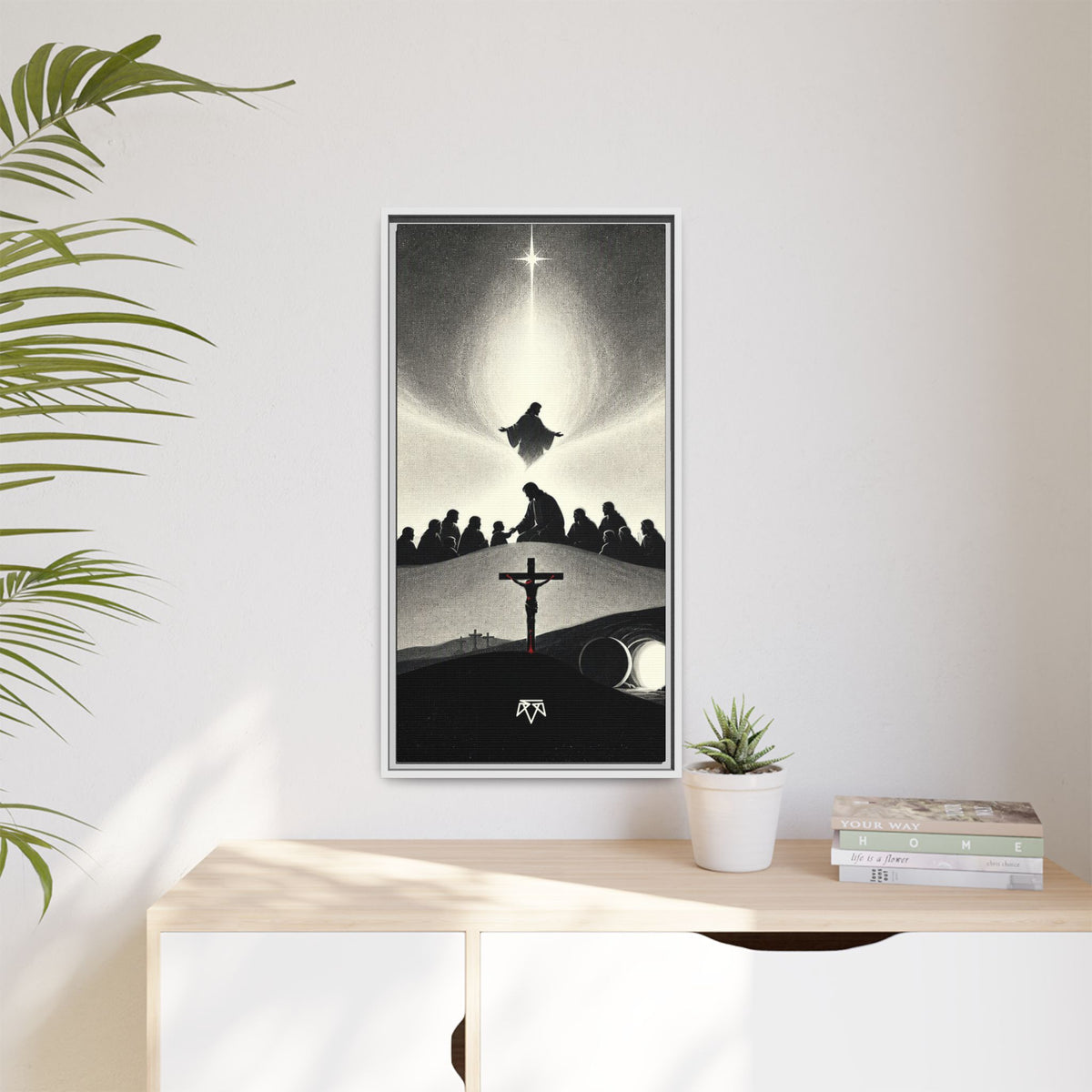 The Journey of Love - Framed Matte Canvas