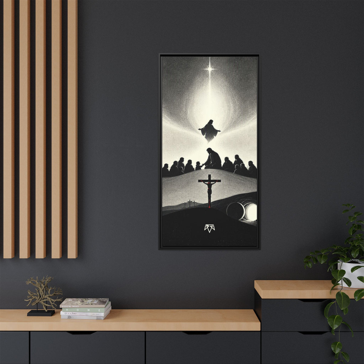 The Journey of Love - Framed Matte Canvas