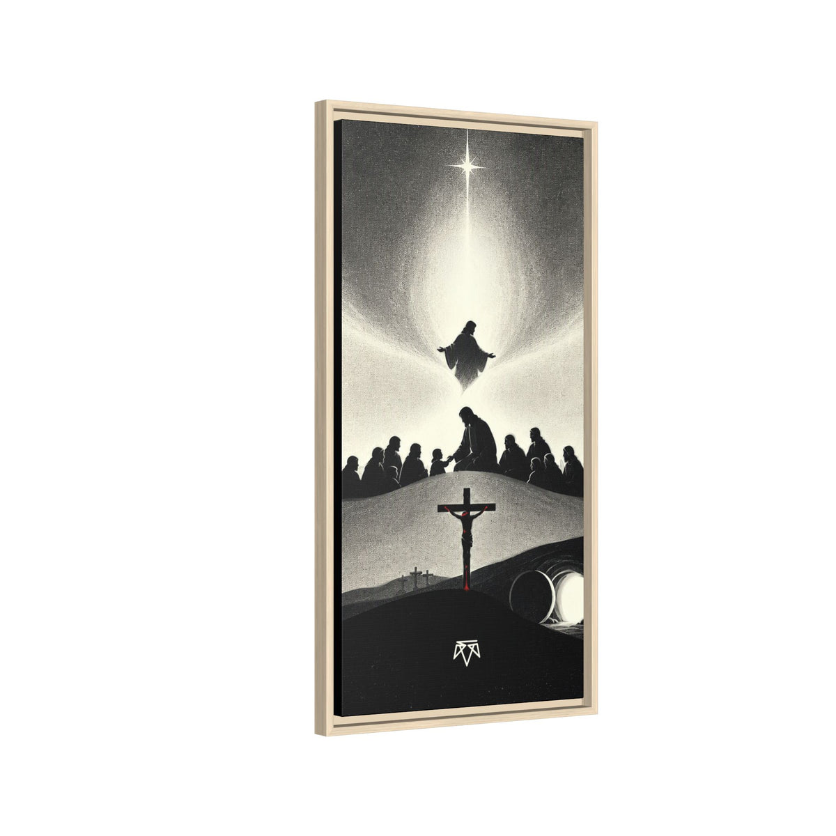 The Journey of Love - Framed Matte Canvas