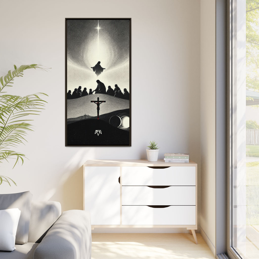 The Journey of Love - Framed Matte Canvas