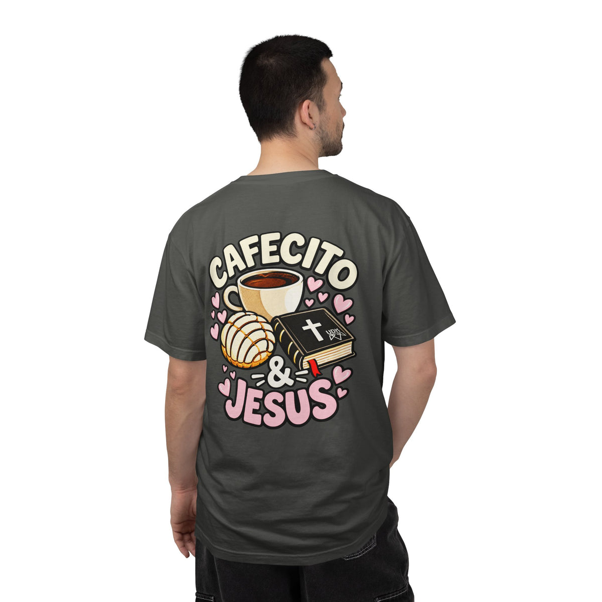 Cafecito & Jesus  — Comfort Colors T Shirt