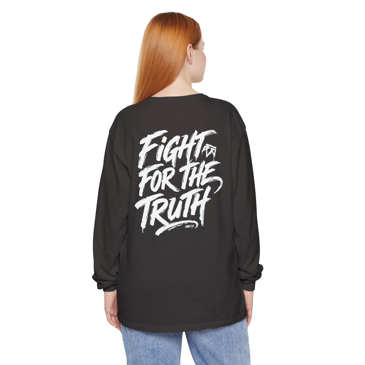 Fight for the Truth — Comfort Colors Long Sleeve T‑Shirt