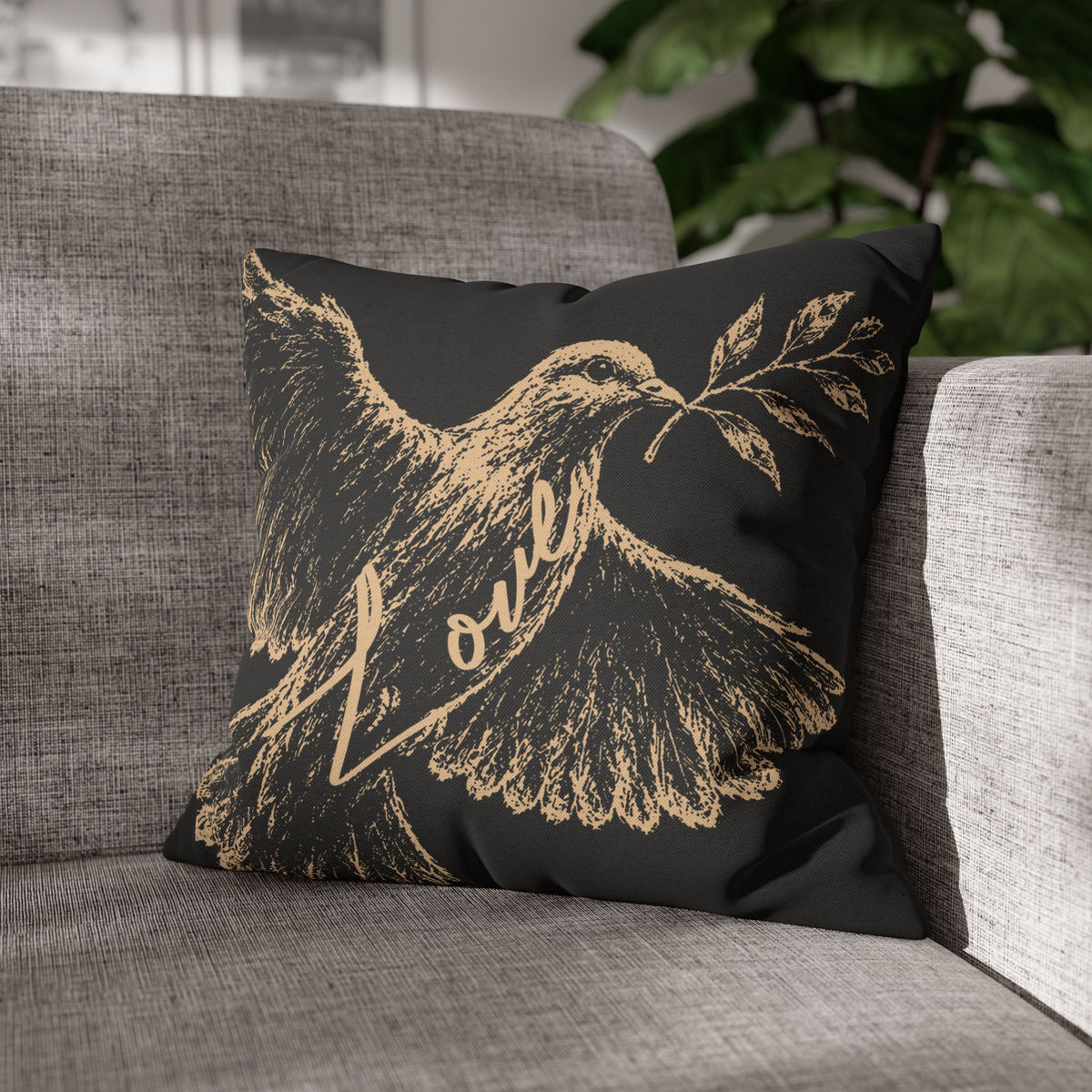 Love Dove – Throw Pillowcase