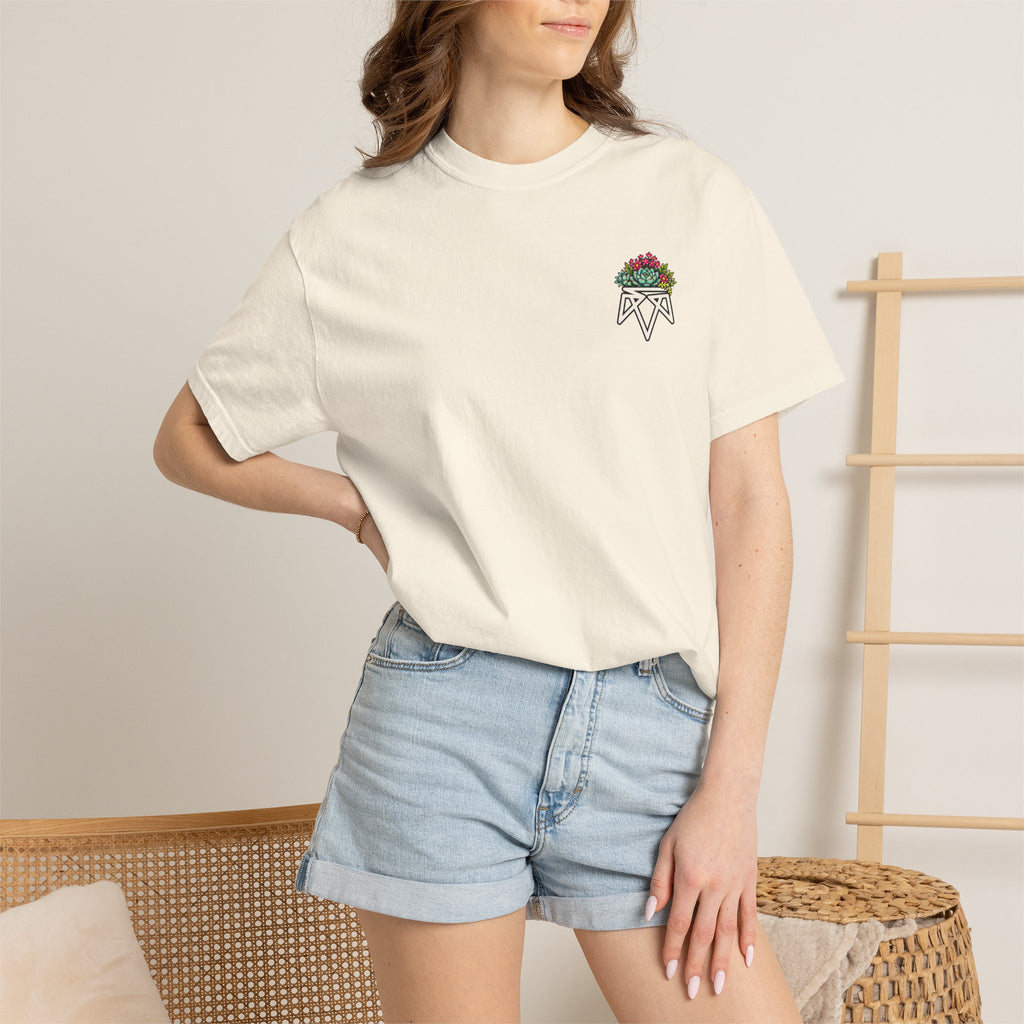 Planted in God's Word T-Shirt — Floral Planter Bible Verse Tee