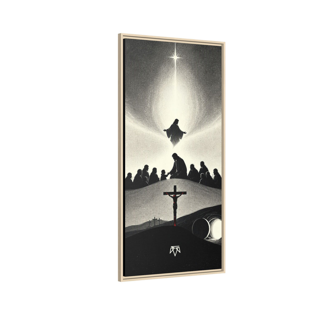 The Journey of Love - Framed Matte Canvas