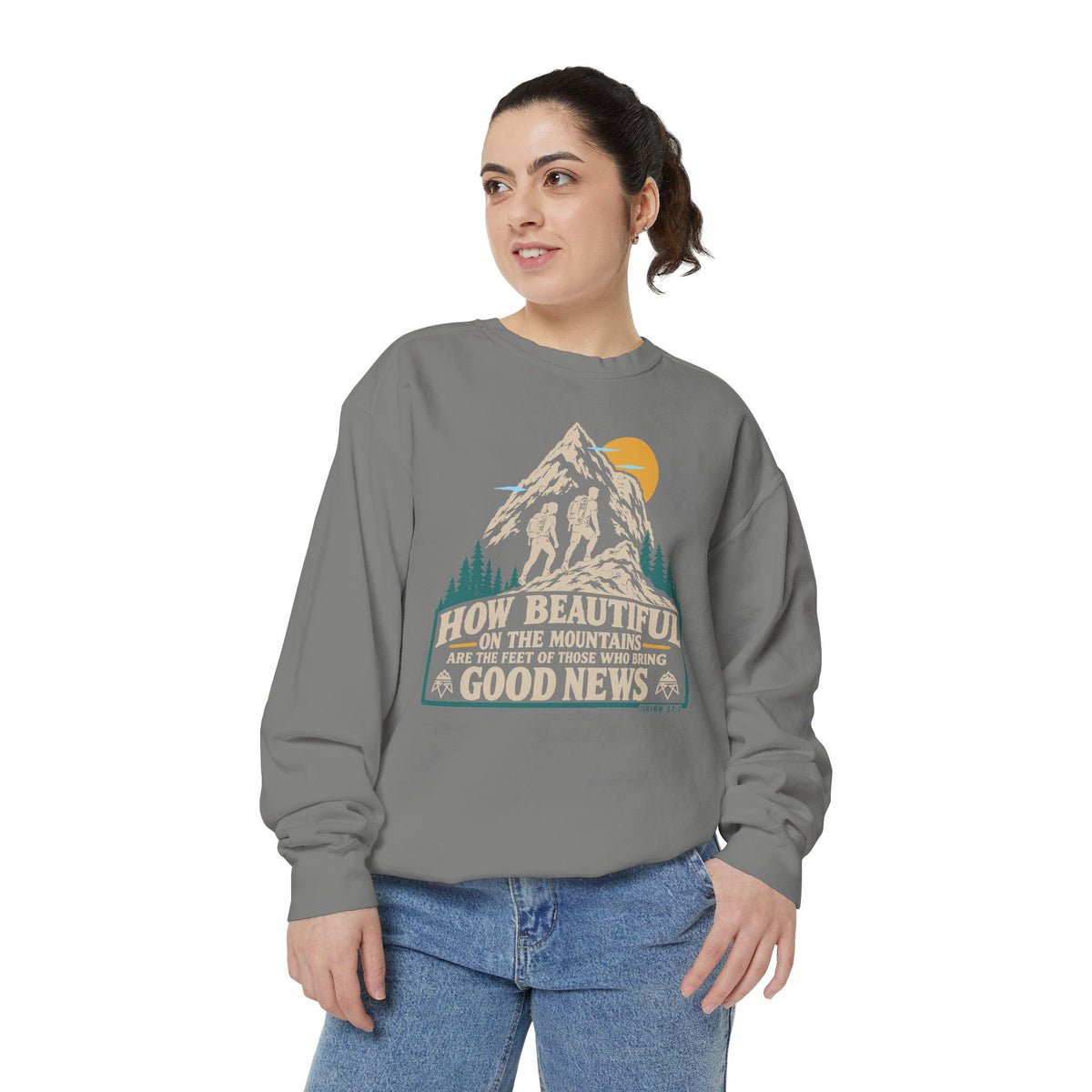 Beautiful Good News - Comfort Colors Sweatshirt