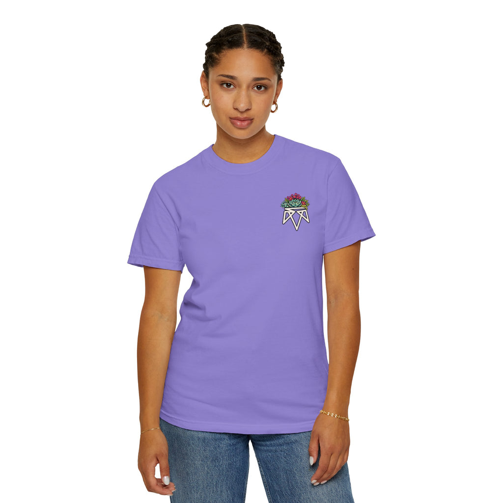 Planted in God's Word T-Shirt — Floral Planter Bible Verse Tee