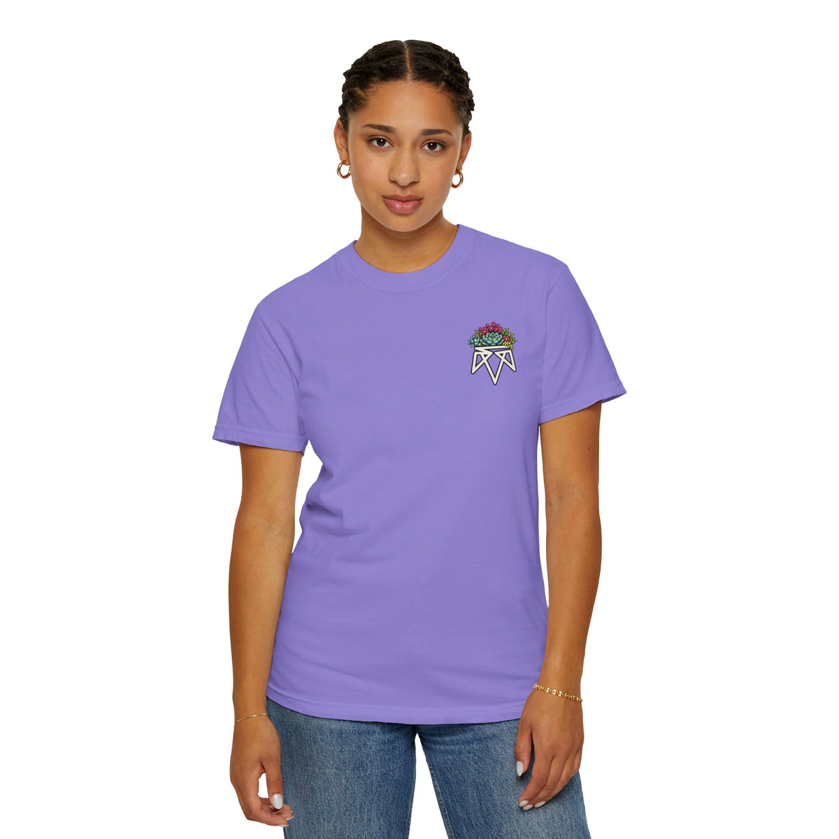 Planted in God's Word T-Shirt — Floral Planter Bible Verse Tee