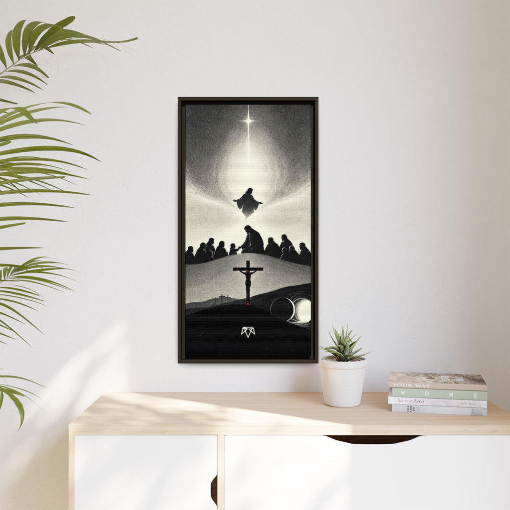 The Journey of Love - Framed Matte Canvas