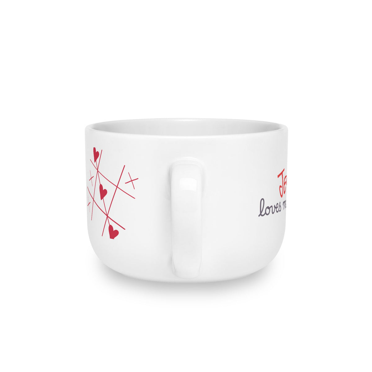 Jesus Loves Me A Latte — 25oz Ceramic Latte Mug