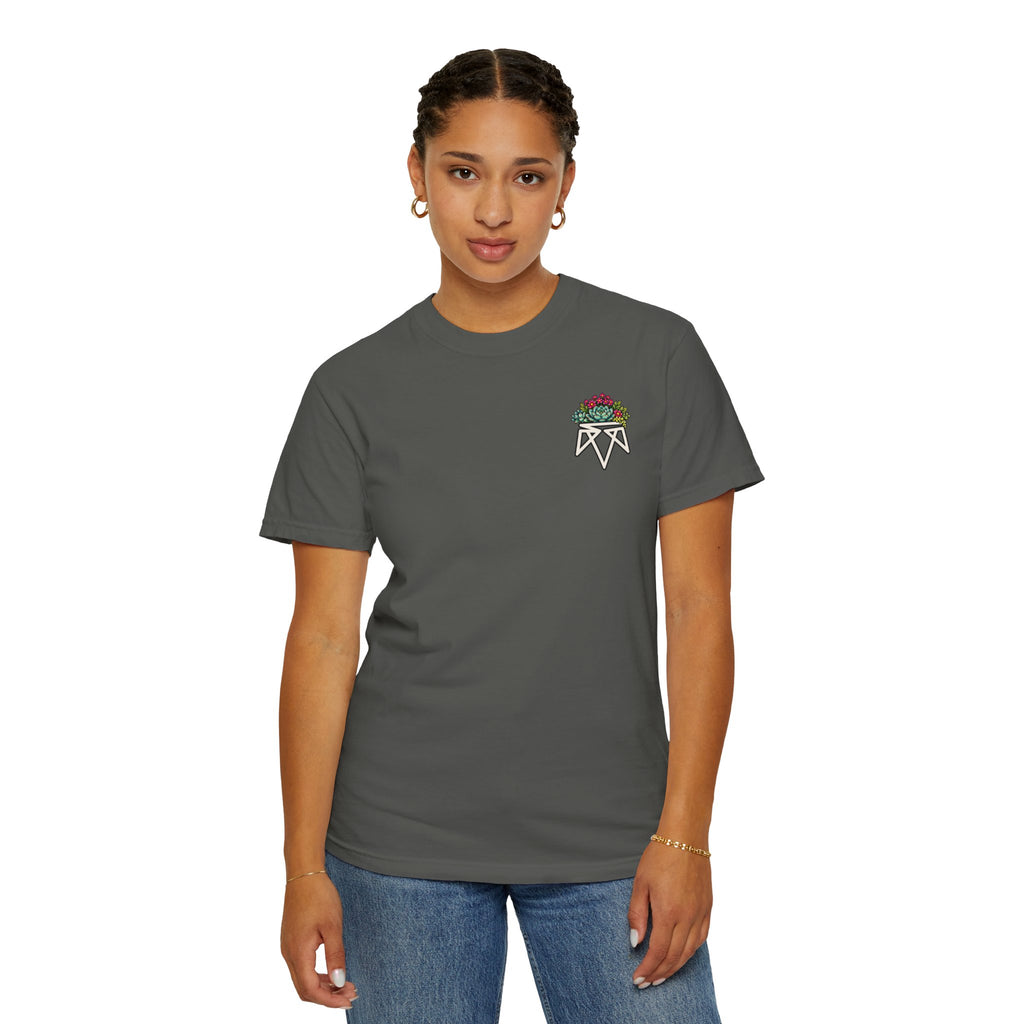 Planted in God's Word T-Shirt — Floral Planter Bible Verse Tee