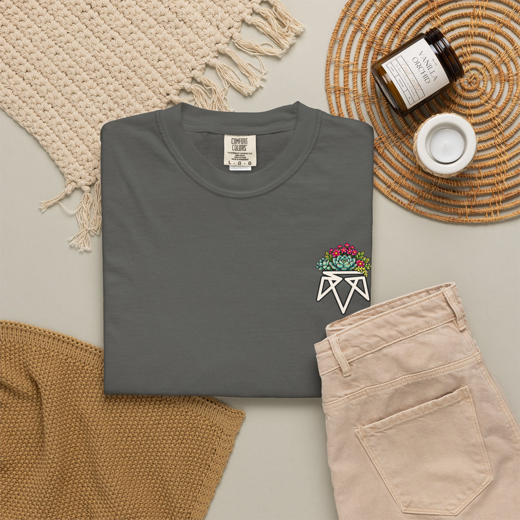 Planted in God's Word T-Shirt — Floral Planter Bible Verse Tee