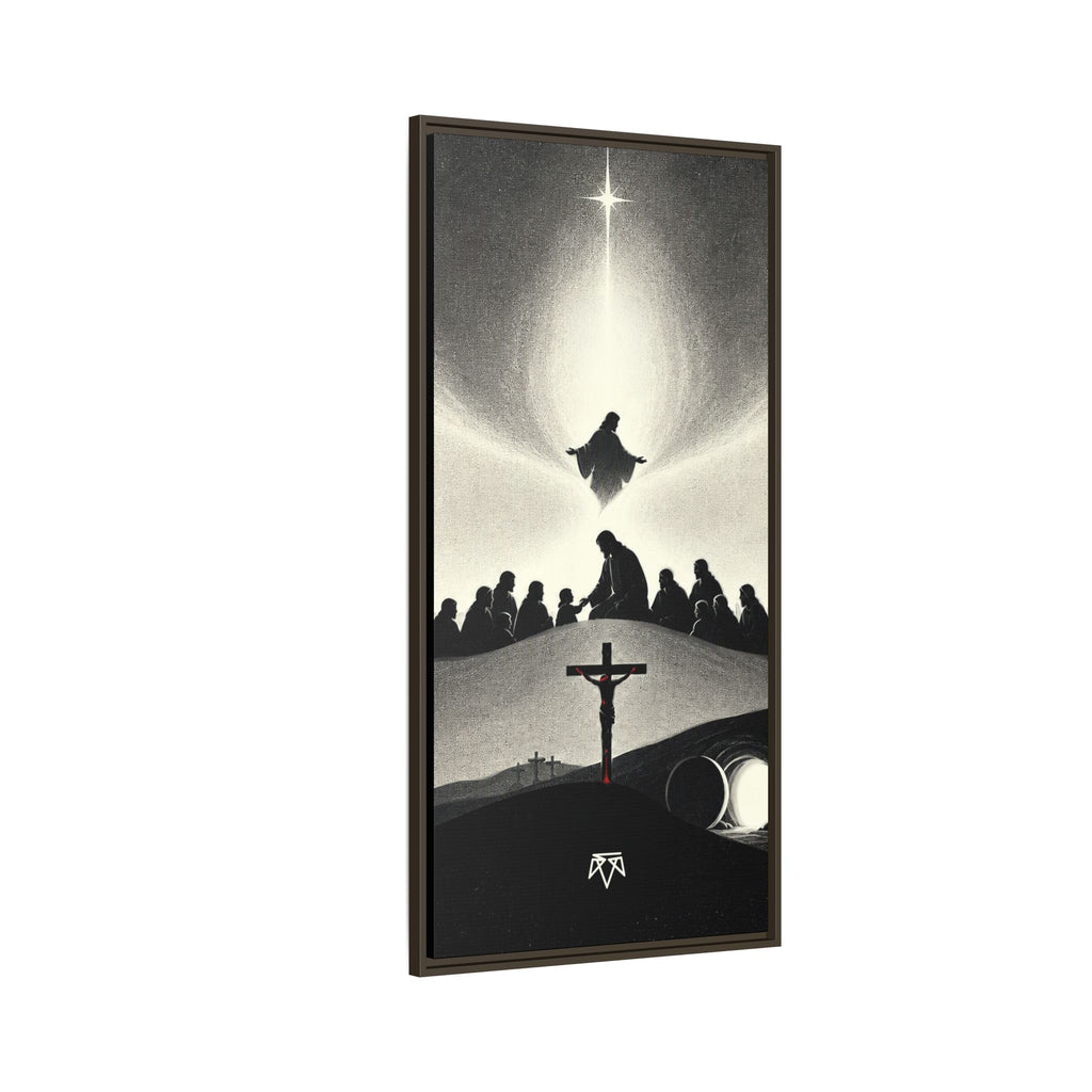 The Journey of Love - Framed Matte Canvas