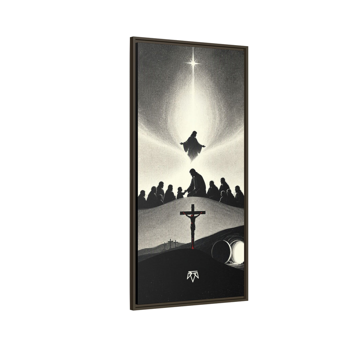 The Journey of Love - Framed Matte Canvas