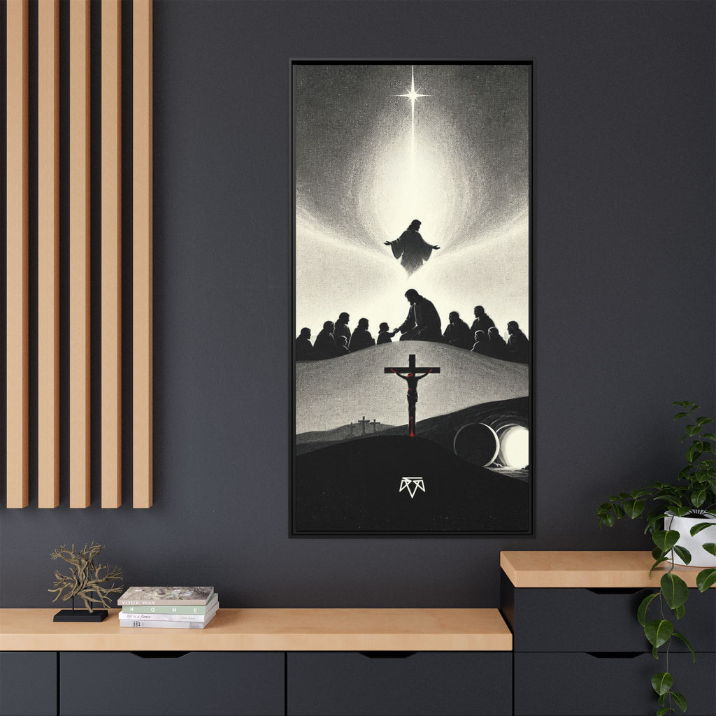The Journey of Love - Framed Matte Canvas