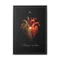 A New Heart (Ezekiel 36:26) - Framed Matte Canvas
