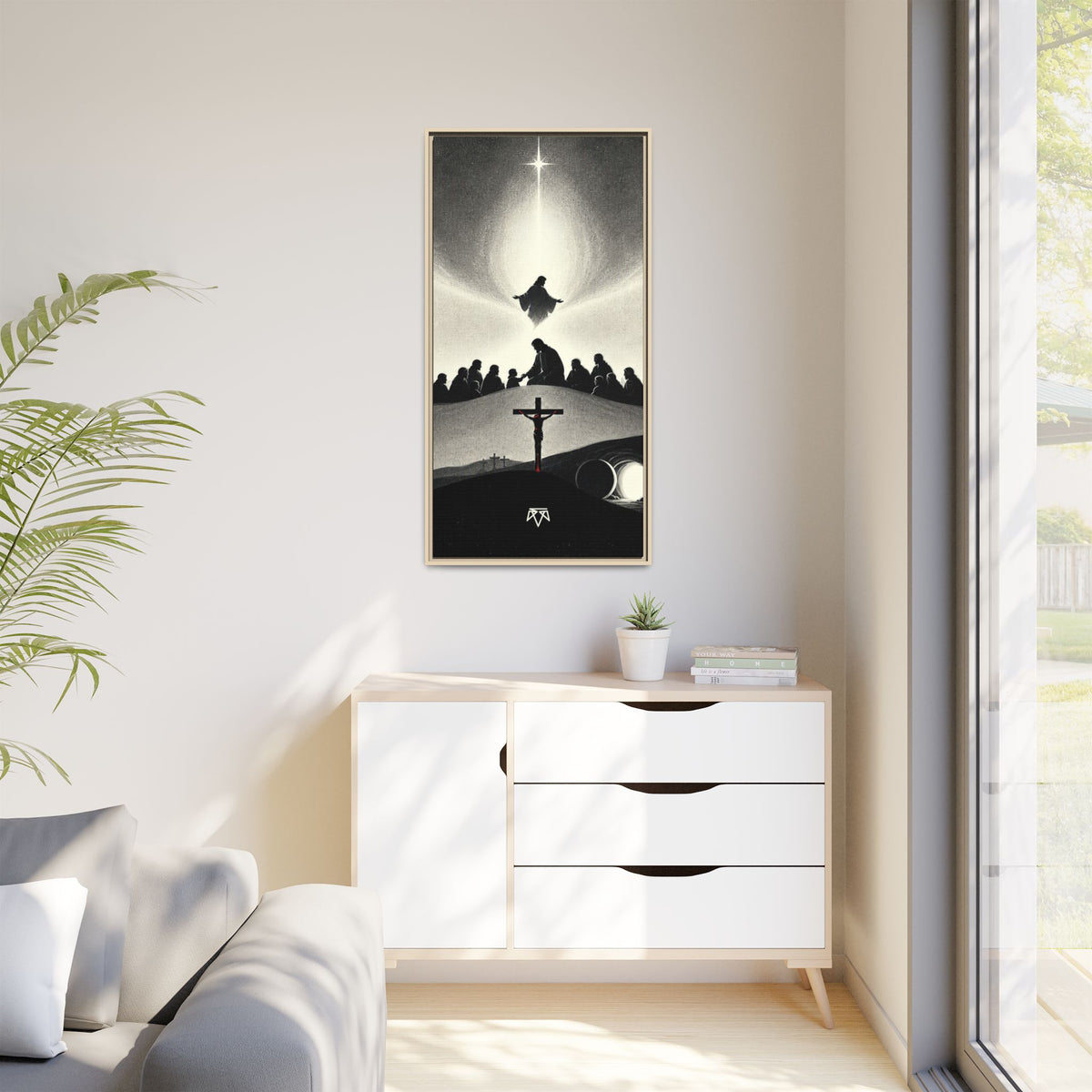 The Journey of Love - Framed Matte Canvas